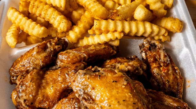 Wings & Fries.