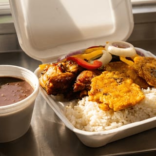Fried Chicken Platter (Poul Fri)