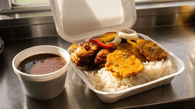 Fried Chicken Platter (Poul Fri).